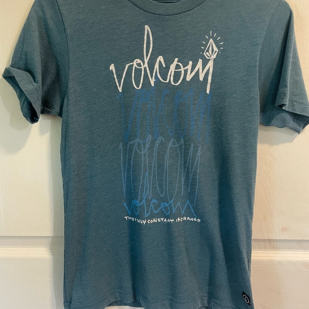 Volcom Teal Graphic Tee